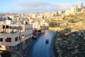 City Ã¢â¬â¹Ã¢â¬â¹of Bethlehem. Palestine. Landscapes of exotic southern vegetation park areas and city views on a sunny, clear day.
