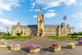 Landscape with central square and Cultural Palace in Iasi