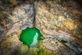 Landscape with Charco Azul , Gran Canary, Spain Royalty Free Stock Photo