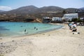 Landscape of a charming small beach at Kassos island Greece
