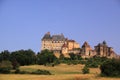 Landscape castle chateau de biron, dordogne france Royalty Free Stock Photo