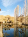 Cheshme Ali pool and garden , Qajar mansion i Damqan , Iran