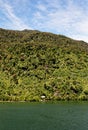 Landscape of Chilean fjords in Aysen fjord - Puerto Chacabuco, Chile Royalty Free Stock Photo