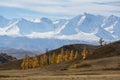 Landscape of the Chuyskiy ridge at Altai mountains. Altai Republic Royalty Free Stock Photo