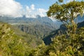 Landscape of Cirque of Cilaos on La Reunion Island