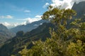 Landscape of Cirque of Cilaos on La Reunion Island