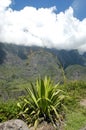 Landscape of Cirque of Cilaos on La Reunion Island Royalty Free Stock Photo