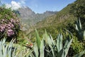 Landscape of Cirque of Cilaos on La Reunion Island