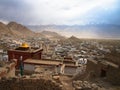 Landscape city of Lah ladakh, India Royalty Free Stock Photo