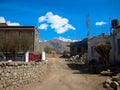 Landscape city of Lah ladakh, India Royalty Free Stock Photo