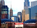 Landscape. City of Minneapolis MN. View of skyscrapers.