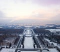 Landscape of city Moscow from a height