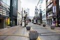 Landscape cityscape of Nampo dong Shopping Center or Gwangbok dong cultural fashion street for korean people and foreign travelers