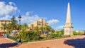 Landscape with Ciutadella de Menorca old town Royalty Free Stock Photo