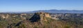 Landscape of Civita di Bagnoregio with cleary sky.