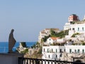 Landscape for classics mediterranean houses Royalty Free Stock Photo