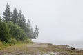 Landscape: cloudy day in the national Park Zyuratkul