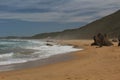 Sandy beach at Brenton on Sea Royalty Free Stock Photo