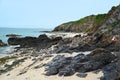 Plat Gousset beach in Granville in Normandy