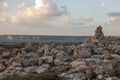Landscape of the coastline of Sagres Royalty Free Stock Photo