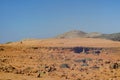 Landscape in the Colombian Guajira desert. Copy space Royalty Free Stock Photo