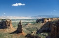 Landscape in the Colorado National Monument, USA Royalty Free Stock Photo