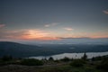 View from top of Cadillac Mountain, Bar Harbor, Maine,USA Royalty Free Stock Photo