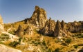 Landscape colorful view of Capadocia sand formations, Turkey