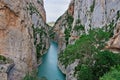 Landscape in Congost de Mont-rebei. Spain