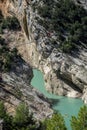 Landscape in Congost de Mont-rebei , Spain, Europe