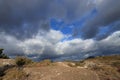 Landscape in Corbieres, France