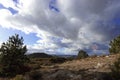 Landscape in Corbieres, France