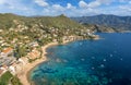 Landscape with Corse du Sud coast Royalty Free Stock Photo