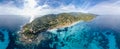 Landscape with Corse-du-Sud coast, Corsica Royalty Free Stock Photo