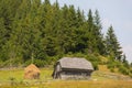 Landscape of the country in the Transylvania region