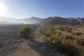 A landscape country view in Pisco Elqui Royalty Free Stock Photo