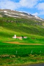 Landscape and countryside along the Eyjafjordur