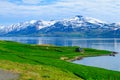 Landscape and countryside along the Eyjafjordur