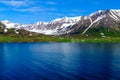 Landscape and countryside along the Eyjafjordur Royalty Free Stock Photo