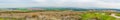 Landscape and countryside panorama from Tel Gezer Royalty Free Stock Photo