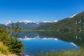 Landscape of Coyhaique valley with beautiful mountains view, Patagonia, Chile, South America