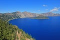 Landscape in Crater Lake National Park, USA Royalty Free Stock Photo