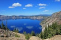Landscape in Crater Lake National Park, USA Royalty Free Stock Photo