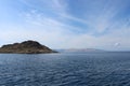 Landscape from Croatian beach Royalty Free Stock Photo