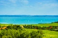 Landscape from Csopak Lake Balaton Royalty Free Stock Photo