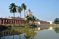 The landscape of the Dakshineswar Kali temple of Kolkatta..