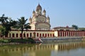 The landscape of the Dakshineswar Kali temple of Kolkatta.. Royalty Free Stock Photo