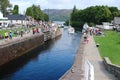 Northern part of Scotland. Natural landscapes of numerous lakes, forests and Scottish mountains.