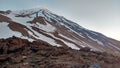 The landscape of Damavand from North East Advance Camp Royalty Free Stock Photo