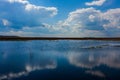 Landscape in Danube Delta Royalty Free Stock Photo